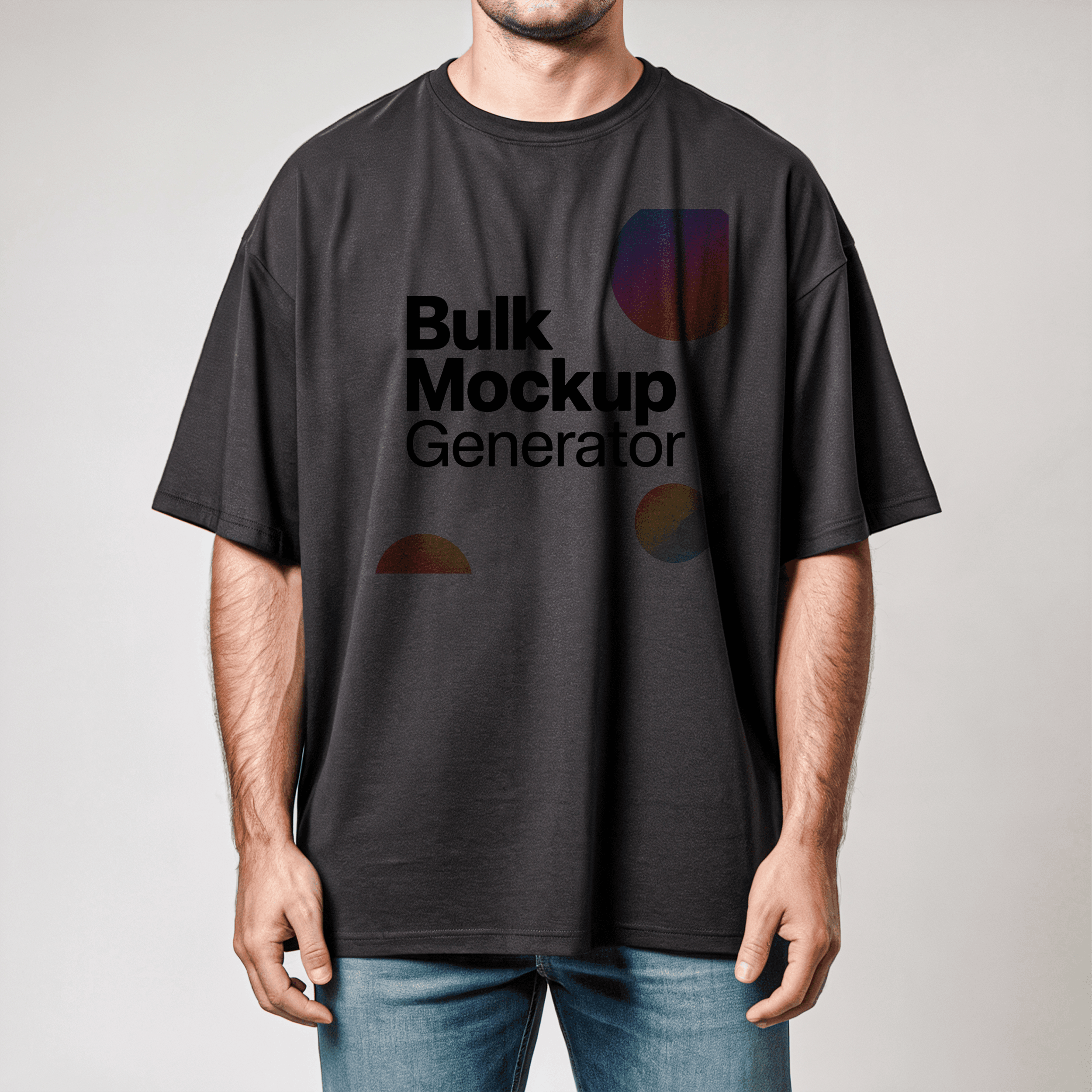 Classic black men's t-shirt