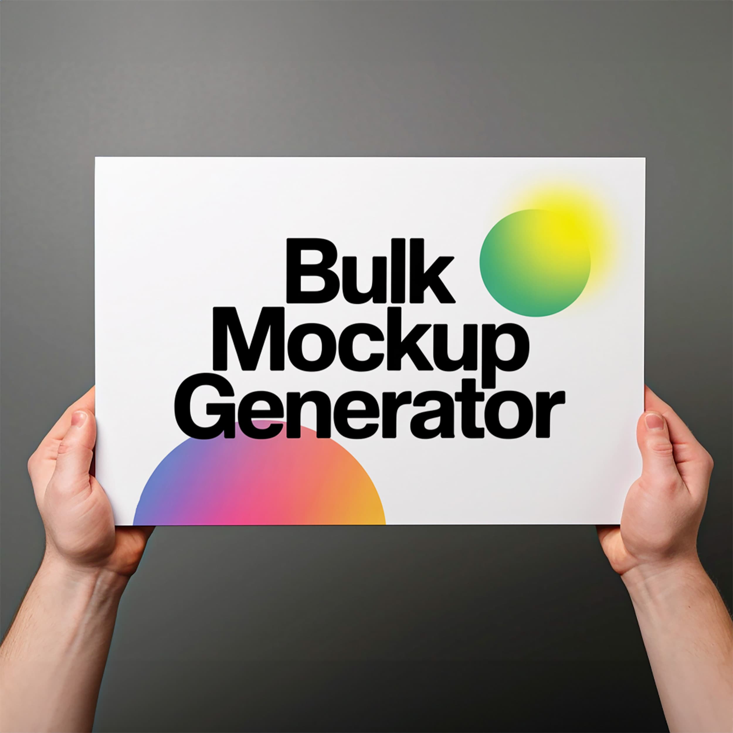 Horizontal canvas held in hands mockup canvas mockup preview showing a styled interior